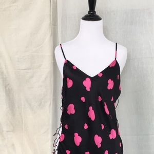 Susan Lucci silk nightly slip sexy side open dress